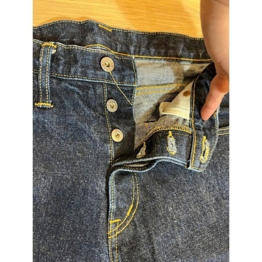 Classic Streetwear Style Selvedge Dark Denim Jeans Size 33W - Best Made Co. - Picture 4 of 9